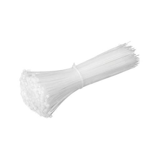 新品带捆绑绳绑带白色自锁式尼龙紮带拉I紧器塑料固定卡扣收线紮