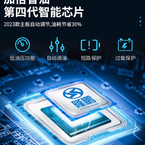 新品汽油发电机2/3KW小型家w用220V静音变频房车户外3000瓦可携式