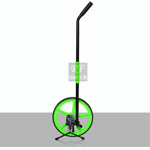 极速MW318/319手推式滚轮测距车可折叠J轮尺 带煞车大轮测量仪配