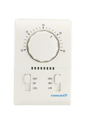 极速方威 c通风机盘管中央空调液晶温控器三速机械调风量控制开关