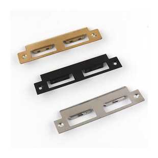 极速58锁体不锈钢扣板实木门房门锁片门框铁片挡板挡Y片黑色金色