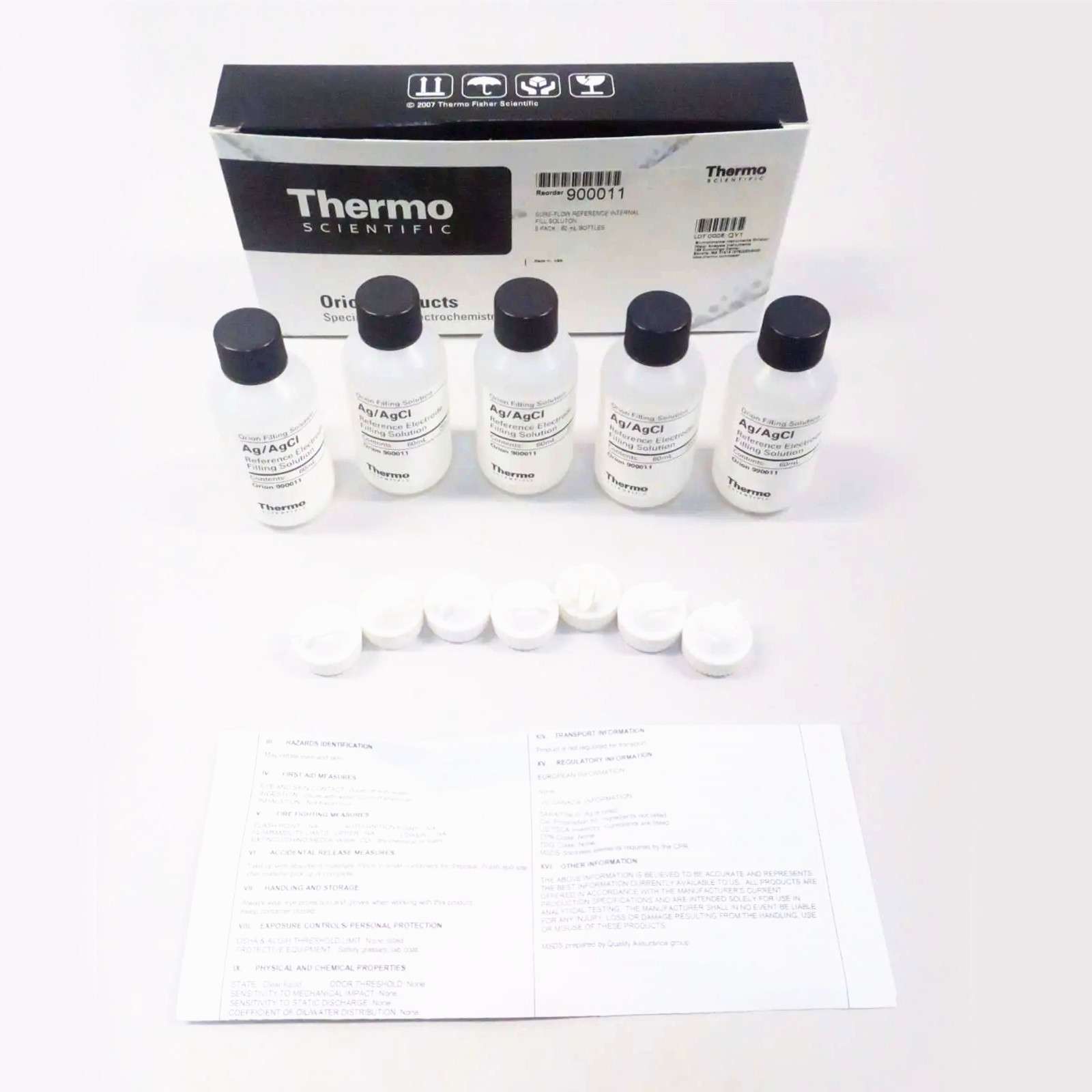 Orion/奥立龙900011Ag/AgCl电极填充液PH电极存储液5x50mL