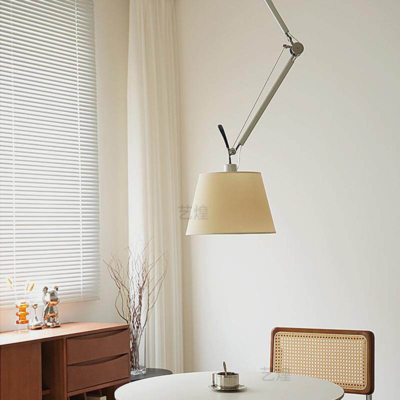 Artemide书房可移位中古餐厅吊灯Tolomeo摇臂卧室书房工作室灯具