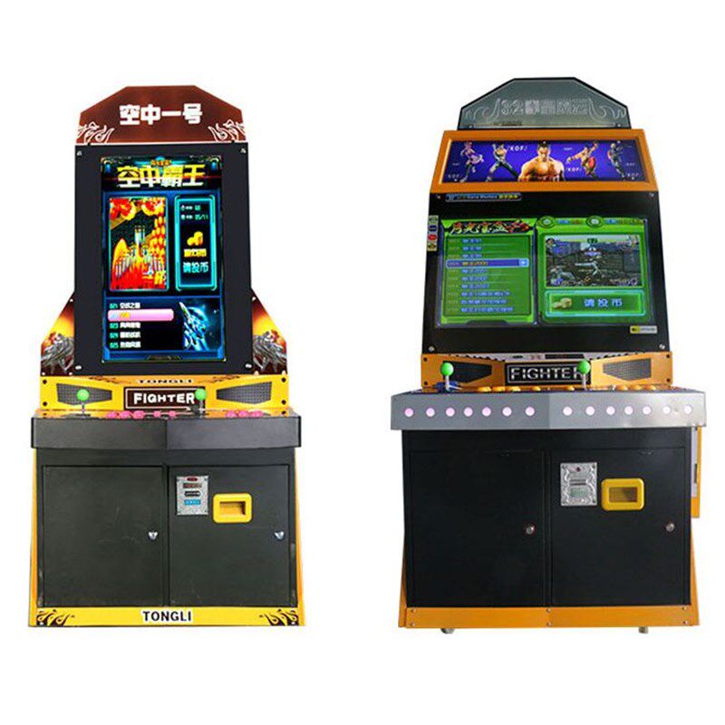 新品厂家直销月光宝盒4电玩城商场街机双人摇S杆格斗怀旧游戏机