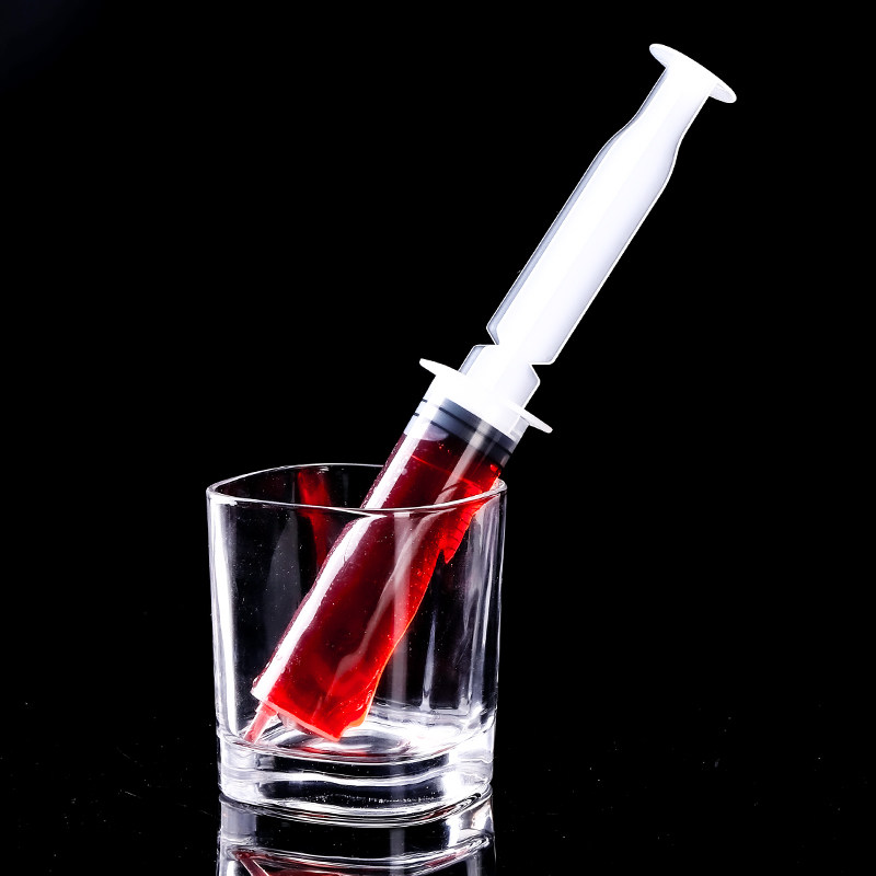 新品万圣节创意血浆m袋子酒吧狂欢夜派对鸡尾酒饮料果汁血袋输液