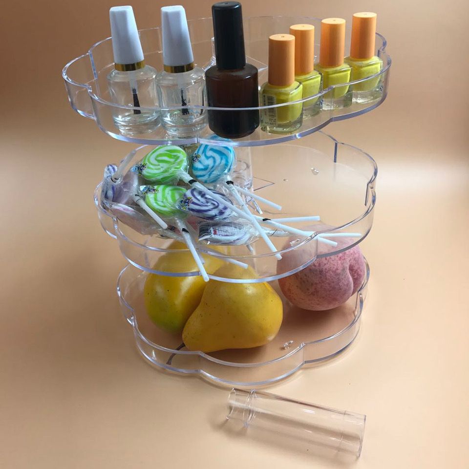 极速便利店旋转陈列架口香糖展示架超市旋转多层架子化Y妆品展示