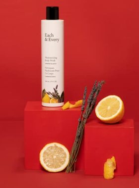 极速Each & Every Natural  MoisturizingI Body Wash  Made wit