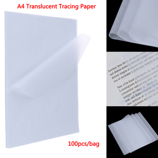 极速Hot sale 100PCS A4 Translucent Tracing Paper TCopy Trans