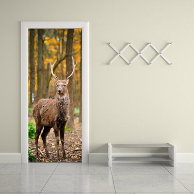 极速Deer In The Forest Doovr Stickers Decal Wall Stickers Ho