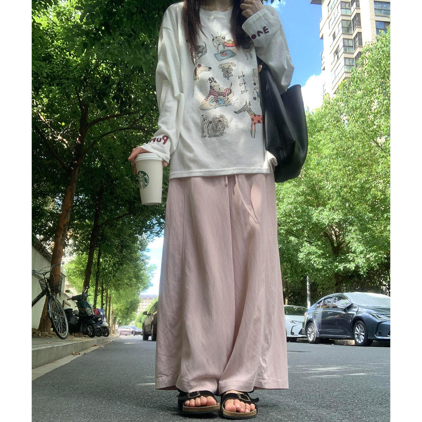 九分冰丝阔腿裤女夏季薄款2026新款慵懒风百搭小个子宽松休闲裤子