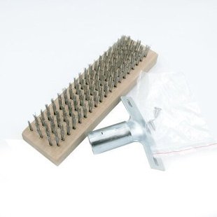 极速冰禹 dBY-2052 不锈钢丝刷 工业清洁钢丝刷 地板刷 长柄地板