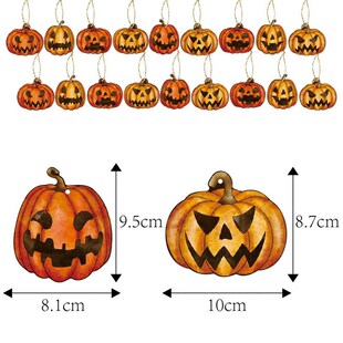 极速9pcs Halloween Parrty Decors Pumpkin Hanging Pendants Ha