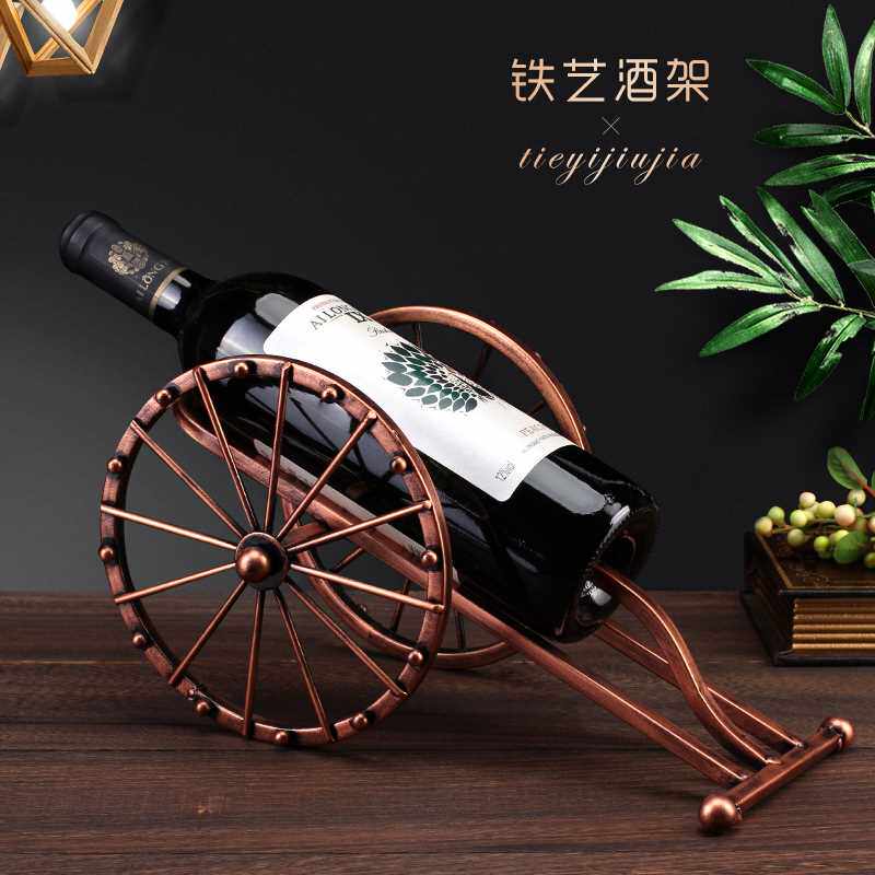极速创意红酒架欧式葡萄酒架子时尚E酒瓶架倒挂放高脚杯架装饰摆