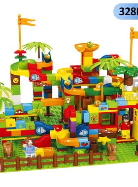 新品Marble Race Run Blocks BuildinDg Blocks Funnel Slide Blo