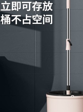 极速免手洗平板拖j把2021新款拖地懒人神器2020家用地板墩拖布一