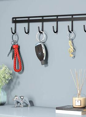 极速Entrance hallway key rack hook entraKnce entry punch-fre