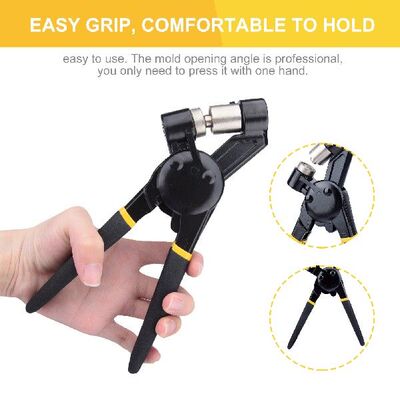 极速1003pcs Handhmeld Manual Awnings Tarps Hole Punch Plier