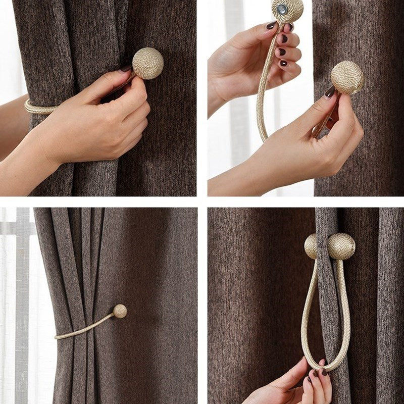 极速Window tie new door ring magnet curtain accessorieZs can