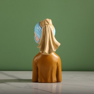 饰品礼 口罩z少女孩创意房间卧室仙女装 新品 班克西带戴珍珠耳环