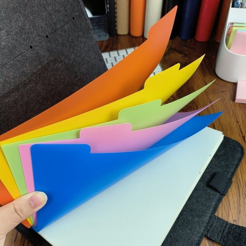 【100张26孔B5毛毡活页笔记本】可拆卸加厚活页本DIY大号手账本学