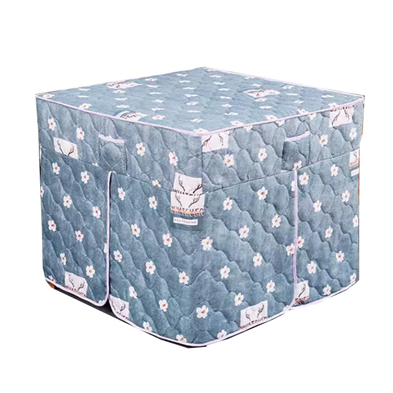 烤火桌罩套冬g季新款电炉罩套被桌布罩加厚加绒正方形电暖炉取暖