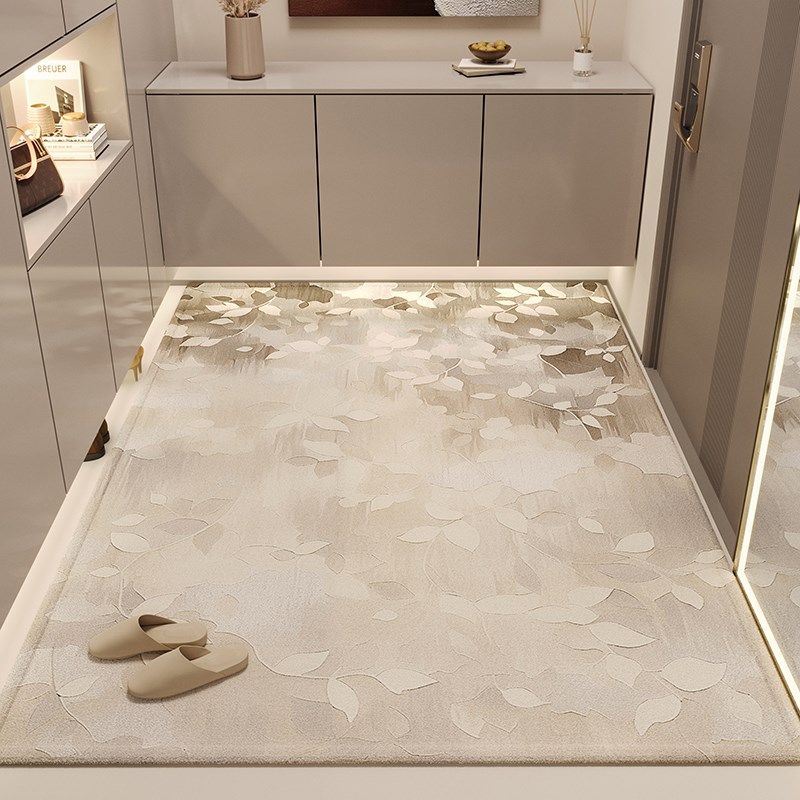 大门口进门地垫入户门家用耐脏除尘玄关轻奢高级感地毯室内可裁剪