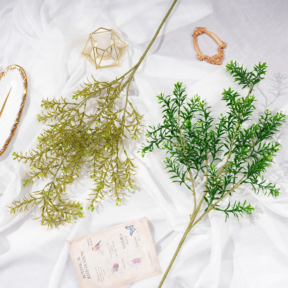 九里香仿真绿植叶子婚庆树叶婚礼堂地排造景顶路引叶材装饰摆件