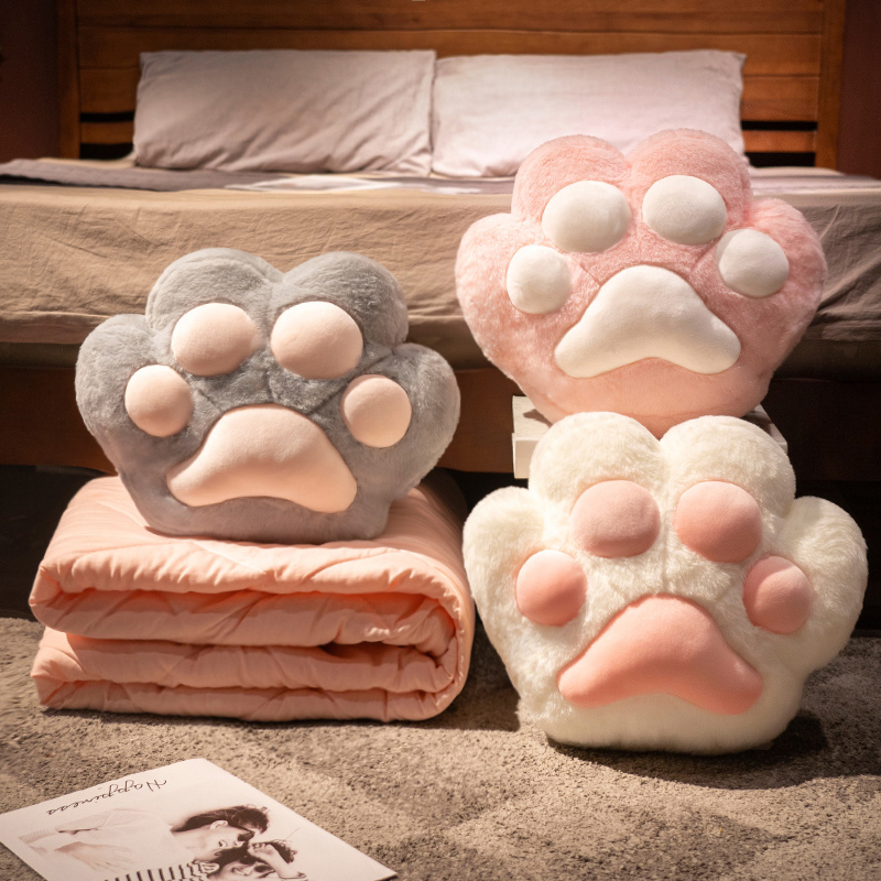 抱枕被子两用毯子二合一办公室午睡小H枕头折叠车载多功能靠枕加