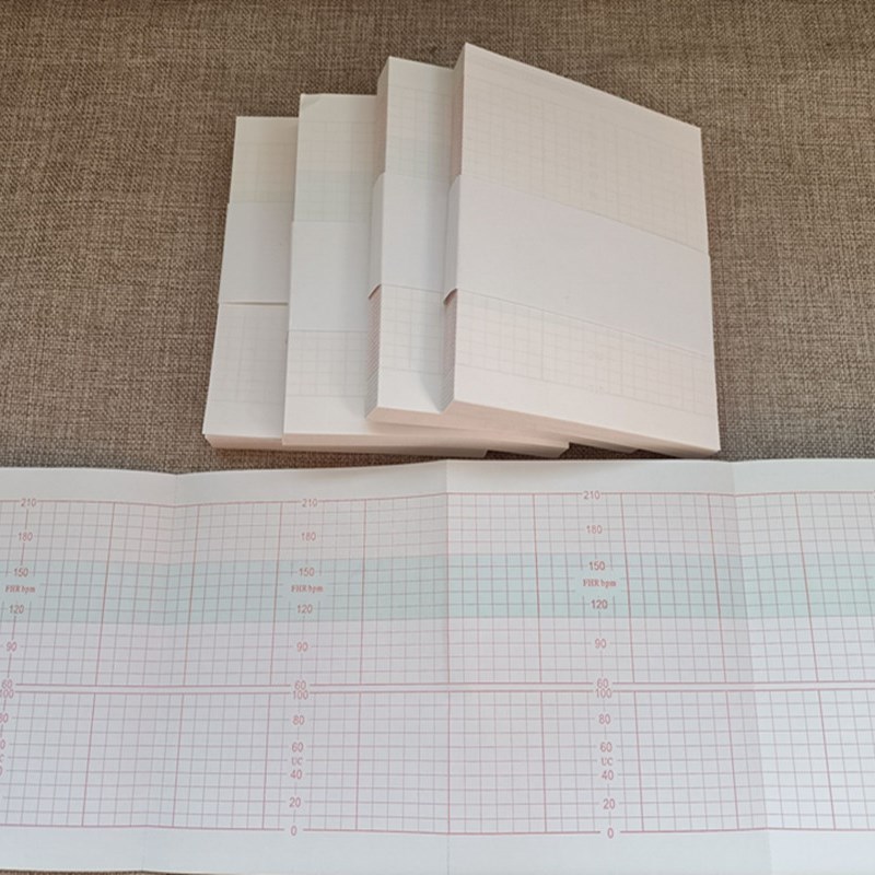 理邦胎儿监护仪专配感热打印纸112mmX100mm-150P热敏记录纸胎监纸