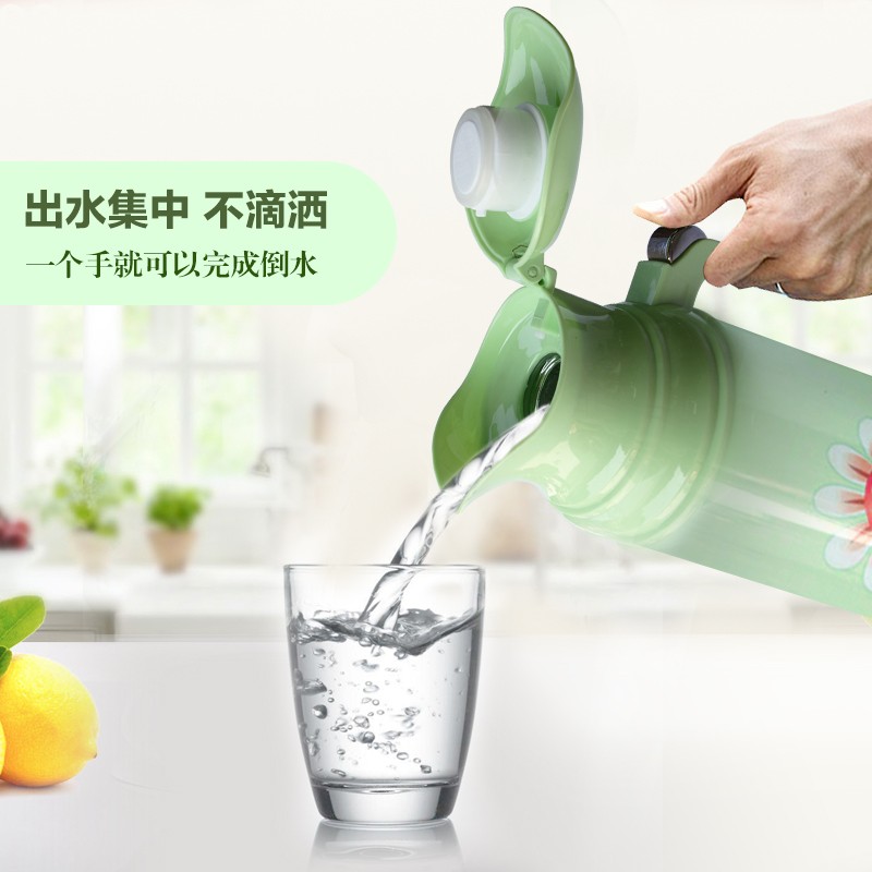 清水家用热水瓶不锈钢保温瓶5磅保A温壶大容量8P暖瓶玻璃开水瓶3.