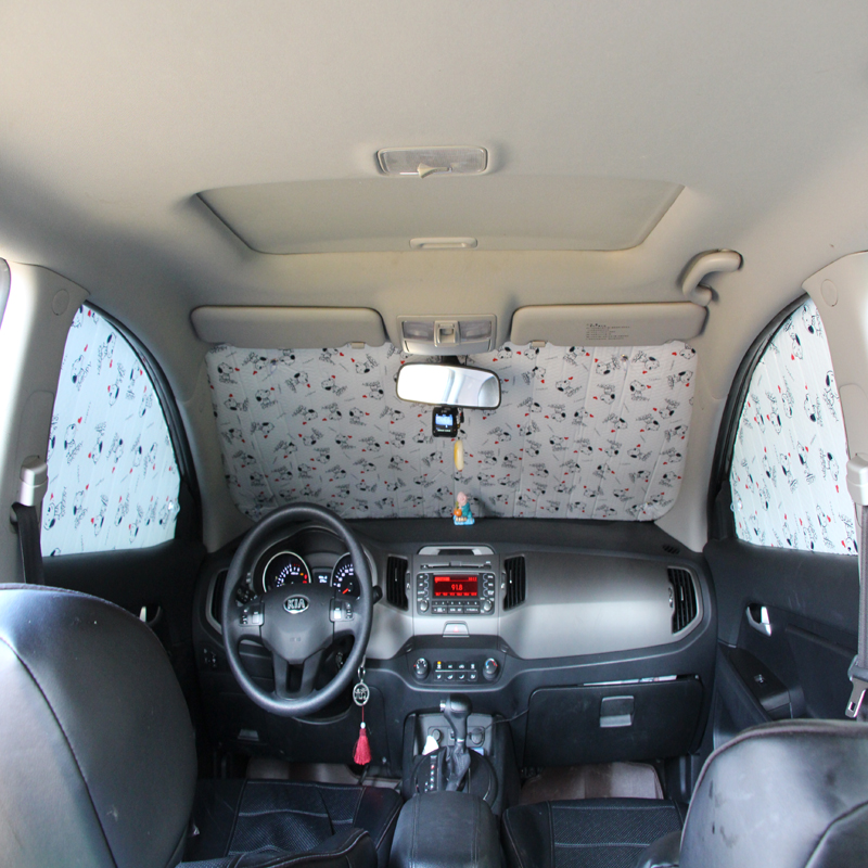 长安CS55新奔奔75 PLUS 科赛95专用卡L通遮阳前挡全景天窗防晒板