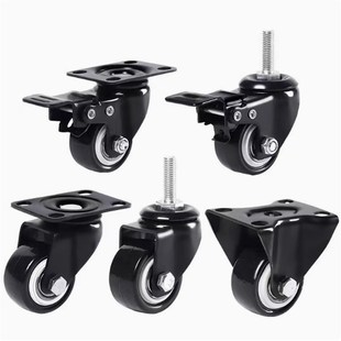 CGL02 D100 CGL01 D75 万向带刹车轮 D63 怡合达重载型脚轮CGK01