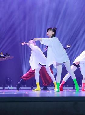 速发儿童舞演出服大码白色当代舞中国舞抒情艺考士爵舞练功服