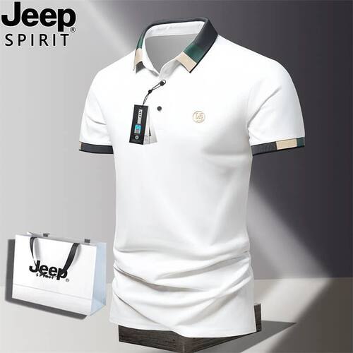 吉普JEEP短袖t恤男士透气POLO衫