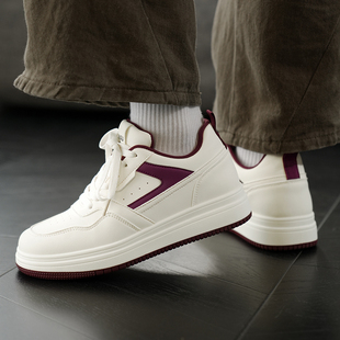 环球男鞋板鞋2026春季新款学生百搭厚底内增高休闲运动鞋男士鞋子
