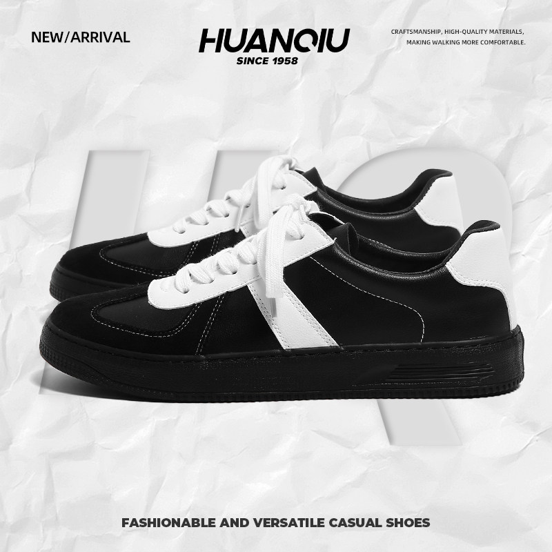 环球德训板鞋男鞋2026春夏新款潮流学生休闲运动鞋熊猫鞋男士鞋子,流行男鞋,德训鞋,淘宝优惠券,粉丝福利购,淘宝优惠卷