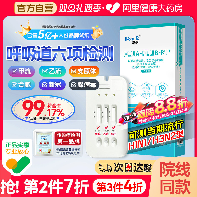 万孚甲乙流肺支精准检测