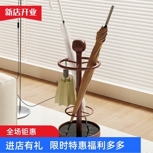 商用雨伞架门口沥水雨伞收纳架酒店大堂雨伞桶家用入门落地放伞架