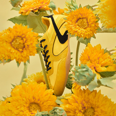 GLITTERFOCUS黄色阿甘德训鞋