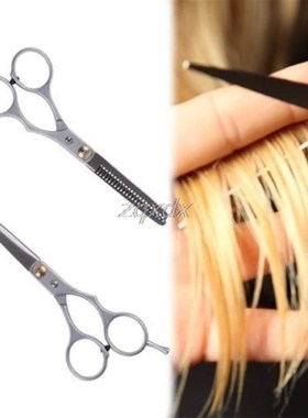 极速2023 New 2Pc Hair Cuutting Thinning Scissors Shears Barb