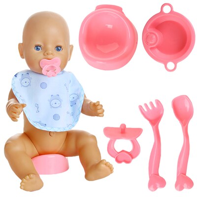 新品2Pcs/Lot Diapers + Bibs yDoll Clothes Accessories For 43