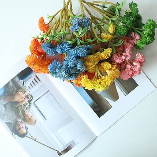 新品Wumart Cheap Artificiavl Flowers 6 Cauliflower Rice Frui