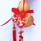 包邮 极速合卺葫芦中i式 婚礼婚庆葫芦交杯酒葫芦瓢葫芦合欢酒葫芦