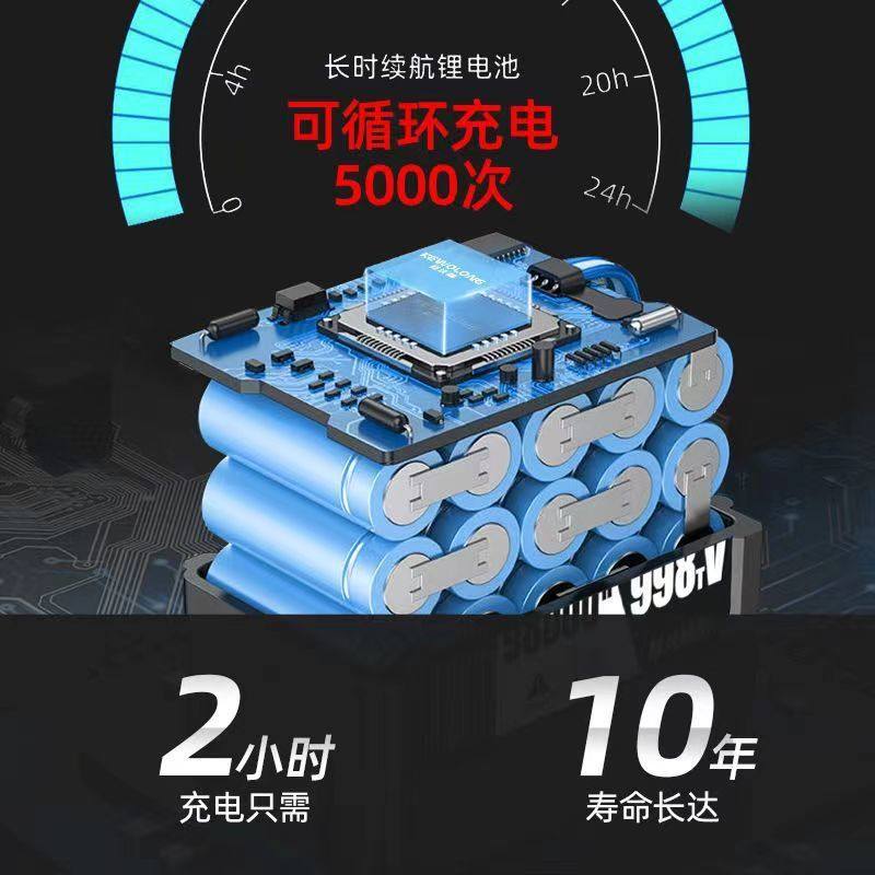 极速电锯充电式锂电单手家用小型手持锯电动链锯柴户Y外树伐锯木