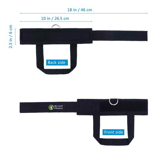 极速1 Pair Fitness Exercisve Resistance Band Ankle Straps Cu