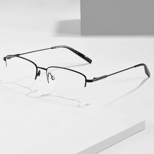 男士钛全框眼镜耐用超轻网上配眼镜可配度数变色防蓝光CH10359