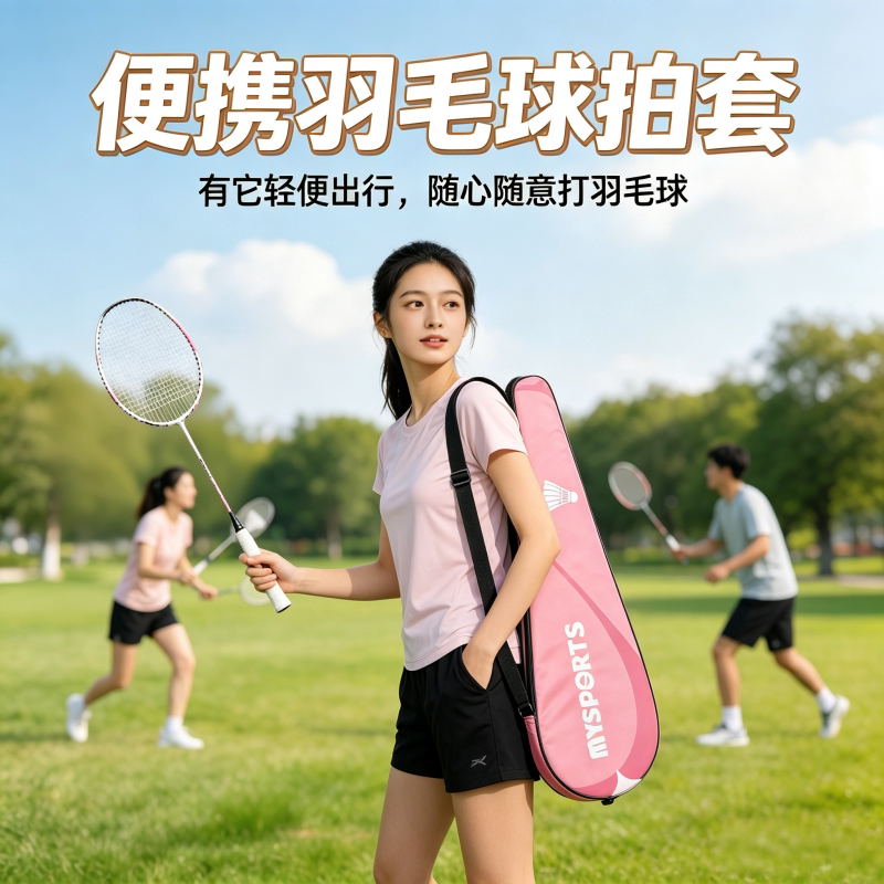 羽毛球拍套包羽毛球包保护套羽毛球拍袋便携收纳袋专用羽毛球包包