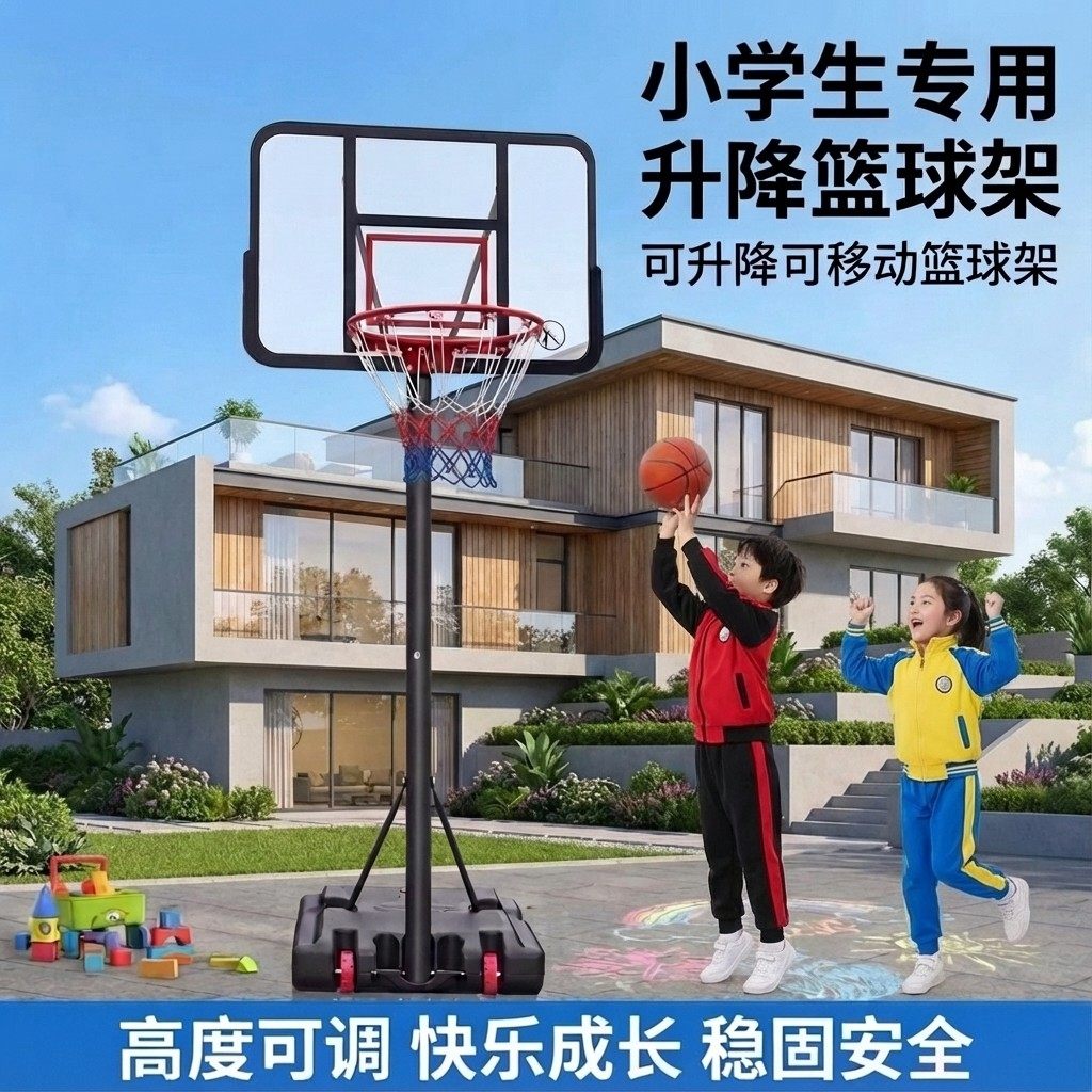 篮球投篮框儿童篮球架可移动户外篮球架投篮架子幼儿园篮球架家用