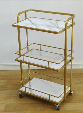 客厅厨房小推车多层收纳架沙发边几小茶几移动置物架美容车小推车