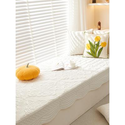 定制飘窗垫榻榻米垫覆古毛绒沙发垫客厅四季坐垫沙发套罩巾座垫子